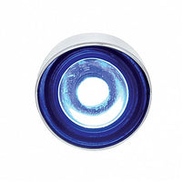 3 High Power LED 1" Clearance/Marker Light w/ Visor - Amber, Blue, Red or White LEDs (Clear Lens)