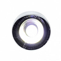 3 High Power LED 1" Clearance/Marker Light w/ Visor - Amber, Blue, Red or White LEDs (Clear Lens)