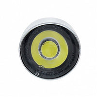 3 High Power LED 1" Clearance/Marker Light w/ Visor - Amber, Blue, Red or White LEDs (Clear Lens)
