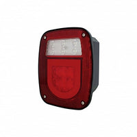LED GloLight Universal Combination Tail Light With or Without License Light - Red LEDs (Red Lens)