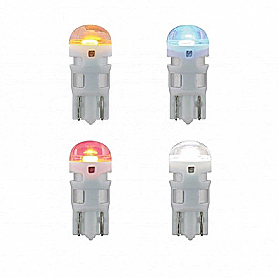 United Pacific - High Power Single LED 194/T10 Bulb (2 Pack) - Amber, Blue, Red or White