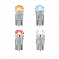 United Pacific - High Power Single LED 194/T10 Bulb (2 Pack) - Amber, Blue, Red or White
