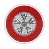 United Pacific - 18 LED 4" Round GloLight (Stop, Turn & Tail) - Amber or Red LEDs (Amber or Red Lens)