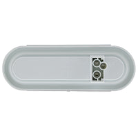 22 LED 6" Oval GloLight With Divider Bar Inner Design (Stop, Turn & Tail) - Red or Amber LEDs (Red or Amber Lens)