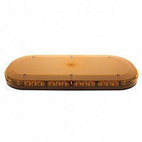 42 High Power LED Micro Warning Light Bar w/ Amber or Clear Lens (Magnetic or Permanent Mount)