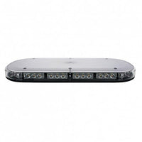 42 High Power LED Micro Warning Light Bar w/ Amber or Clear Lens (Magnetic or Permanent Mount)