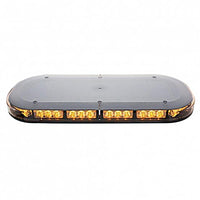 42 High Power LED Micro Warning Light Bar w/ Amber or Clear Lens (Magnetic or Permanent Mount)