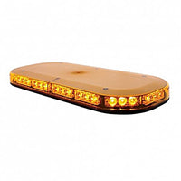 42 High Power LED Micro Warning Light Bar w/ Amber or Clear Lens (Magnetic or Permanent Mount)
