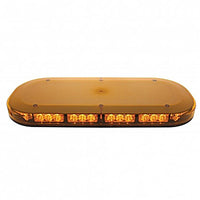 42 High Power LED Micro Warning Light Bar w/ Amber or Clear Lens (Magnetic or Permanent Mount)