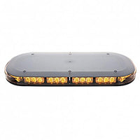 42 High Power LED Micro Warning Light Bar w/ Amber or Clear Lens (Magnetic or Permanent Mount)