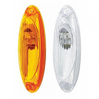 3 Amber LED Reflector Cab Light For 2008-2017 Freightliner Cascadia - Amber LEDs (Amber or Clear Lens)