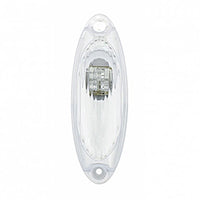 3 Amber LED Reflector Cab Light For 2008-2017 Freightliner Cascadia - Amber LEDs (Amber or Clear Lens)