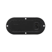 22 LED 6" Oval Flange Mount GloLight (Turn Signal) - Amber LEDs (Amber or Clear Lens)