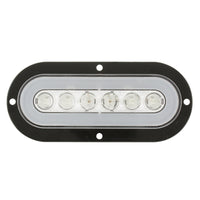 22 LED 6" Oval Flange Mount GloLight (Turn Signal) - Amber LEDs (Amber or Clear Lens)