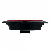 21 LED 4" Round Flange Mount GloLight (Stop, Turn & Tail) - Amber or Red LEDs (Amber or Red Lens)
