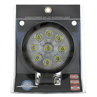 United Pacific - 9 High Power 3-Watt LED Work Light - Slim Profile