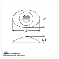 5 LED M3 Millennium GloLight Clearance/Marker Light - Amber or Red LEDs (Amber, Red or Clear Lens)