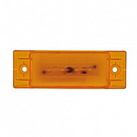 16 LED Rectangular GloLight Clearance/Marker Light With or Without Bezel - Amber or Red LEDs (Amber or Red Lens)