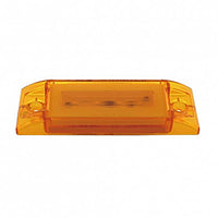 16 LED Rectangular GloLight Clearance/Marker Light With or Without Bezel - Amber or Red LEDs (Amber or Red Lens)