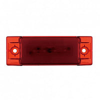 16 LED Rectangular GloLight Clearance/Marker Light With or Without Bezel - Amber or Red LEDs (Amber or Red Lens)