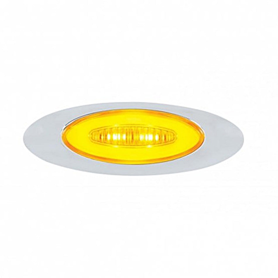 6 LED M5 Millennium GloLight Clearance/Marker Light - Amber or Red LEDs (Amber, Red or Clear Lens)