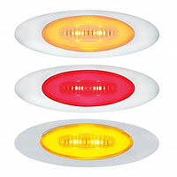 6 LED M5 Millennium GloLight Clearance/Marker Light - Amber or Red LEDs (Amber, Red or Clear Lens)