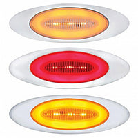 13 LED M1 Millennium GloLight Clearance/Marker Light - Amber or Red LEDs (Amber, Red or Clear Lens)