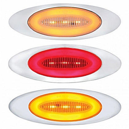 13 LED M1 Millennium GloLight Clearance/Marker Light - Amber or Red LEDs (Amber, Red or Clear Lens)