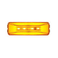 10 LED Rectangular GloLight Clearance/Marker Light - Amber or Red LEDs (Amber, Red or Clear Lens)