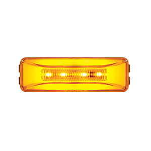 10 LED Rectangular GloLight Clearance/Marker Light - Amber or Red LEDs (Amber, Red or Clear Lens)