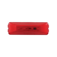 10 LED Rectangular GloLight Clearance/Marker Light - Amber or Red LEDs (Amber, Red or Clear Lens)