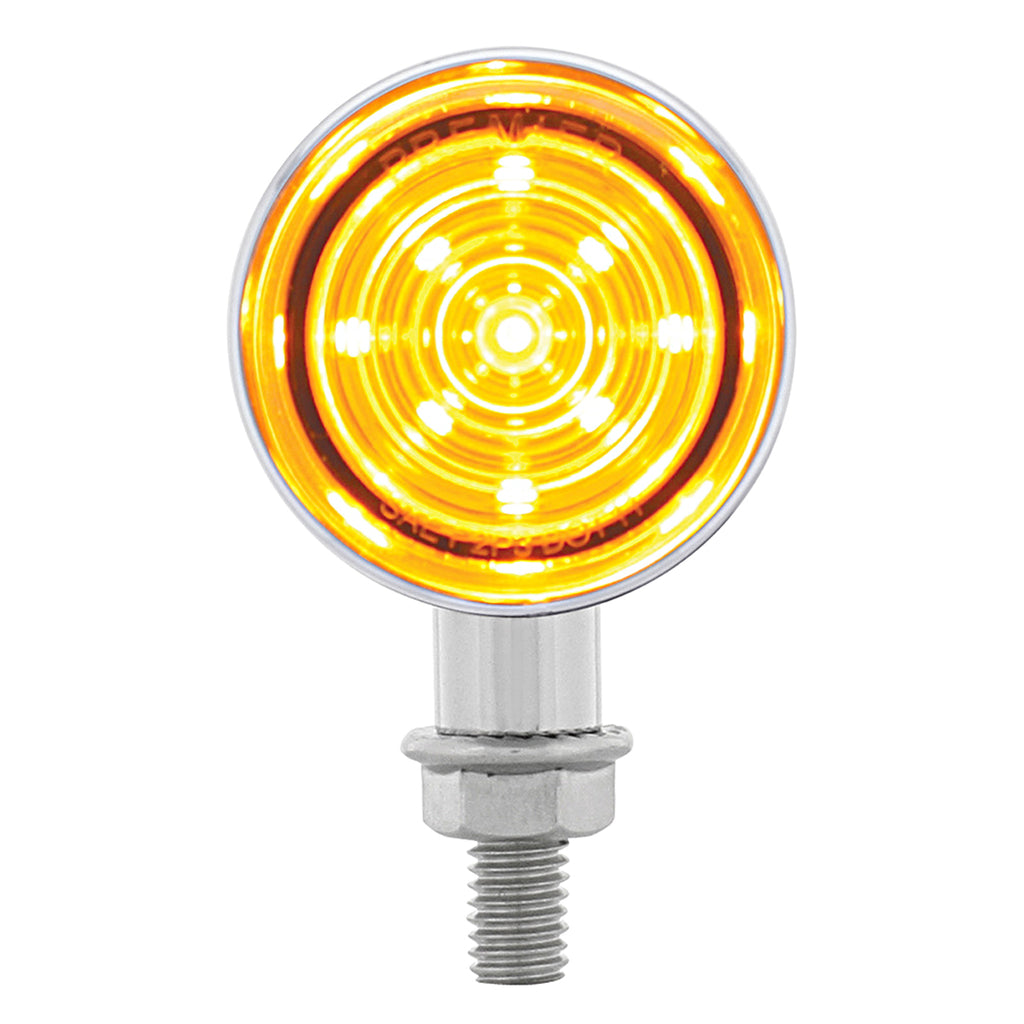 United Pacific - 9 LED Mini Bullet Light - Amber or Red LEDs (Amber, Red or Clear Lens)