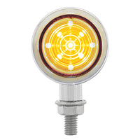 United Pacific - 9 LED Mini Bullet Light - Amber or Red LEDs (Amber, Red or Clear Lens)