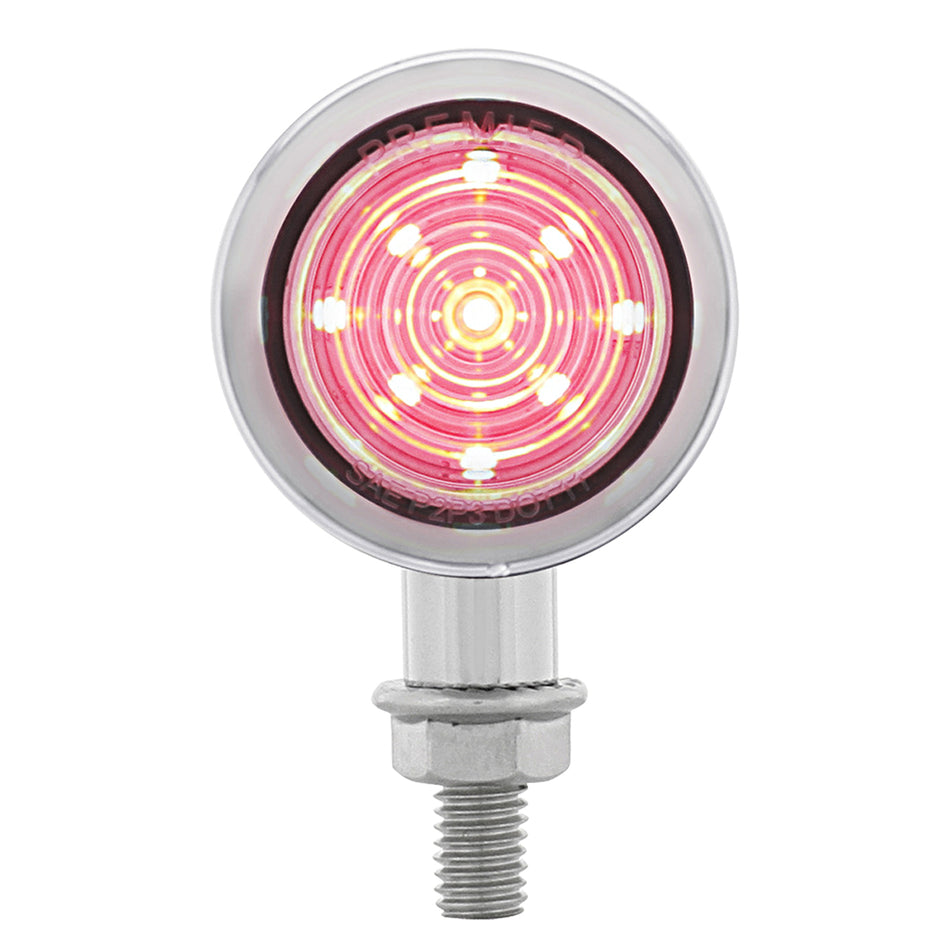 United Pacific - 9 LED Mini Bullet Light - Amber or Red LEDs (Amber, Red or Clear Lens)