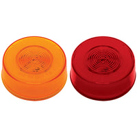 9 LED 2-1/2" Round GloLight Clearance/Marker Light - Amber or Red LEDs (Amber or Red Lens)