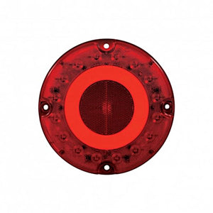United Pacific - 32 LED 7" GloLight Stop, Turn & Tail Light - Red LEDs (Red Lens)