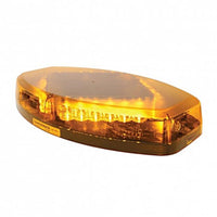 United Pacific - 24 LED Crystal Warning Light Bar - Amber LEDs (Amber Lens)