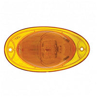 7 LED Turn Signal Light For 2008-2017 Freightliner Cascadia w/ Dome Lens - Amber LEDs (Amber or White Lens)