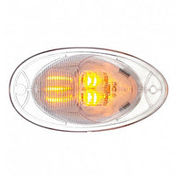 7 LED Turn Signal Light For 2008-2017 Freightliner Cascadia w/ Dome Lens - Amber LEDs (Amber or White Lens)