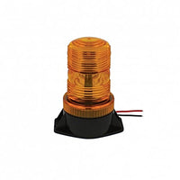 3 High Power LED Micro Beacon Light - Magnet or Permanent Mount - Amber LEDs (Amber Lens)