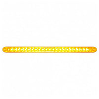 23 SMD LED 17-1/4" Reflector Turn Signal Light Bar Only (Stop, Turn & Tail) - Amber or Red LEDs (Amber, Red or Clear Lens)