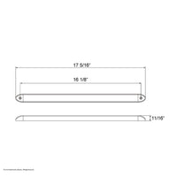 23 SMD LED 17-1/4" Reflector Turn Signal Light Bar Only (Stop, Turn & Tail) - Amber or Red LEDs (Amber, Red or Clear Lens)