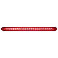 23 SMD LED 17-1/4" Reflector Turn Signal Light Bar Only (Stop, Turn & Tail) - Amber or Red LEDs (Amber, Red or Clear Lens)