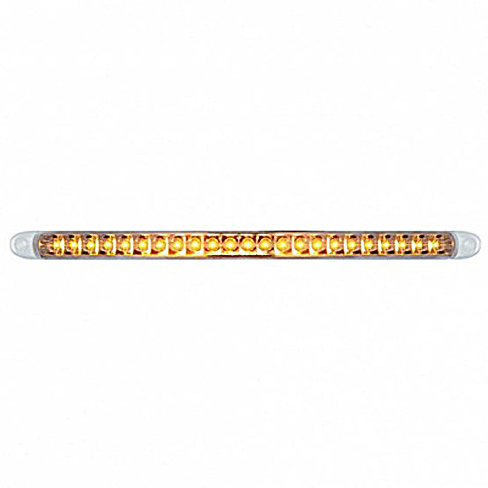 23 SMD LED 17-1/4" Reflector Turn Signal Light Bar Only (Stop, Turn & Tail) - Amber or Red LEDs (Amber, Red or Clear Lens)