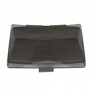 United Pacific - 8 LED Fender Tip Light For Harley Motorcycle - Red LEDs (Smoke Lens)