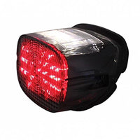 29 LED Tail Light For Harley Motorcycle With 4 LED License Light - Red LEDs (Smoke Lens)