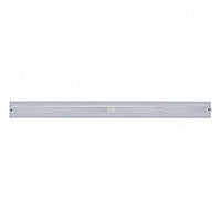 Chrome Top Mud Flap Plate With Two 14 LED 24" Light Bars - Red LEDs (Red, Clear or Chrome)