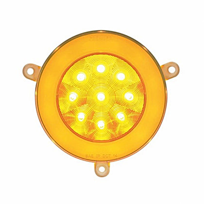 21 LED GloLight Daytime Running Light For 2005-2010 Freightliner Century - Amber LEDs (Clear Lens)