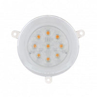 21 LED GloLight Daytime Running Light For 2005-2010 Freightliner Century - Amber LEDs (Clear Lens)