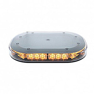 United Pacific - 30 High Power LED Micro Warning Light Bar - Amber LEDs (Amber Lens)